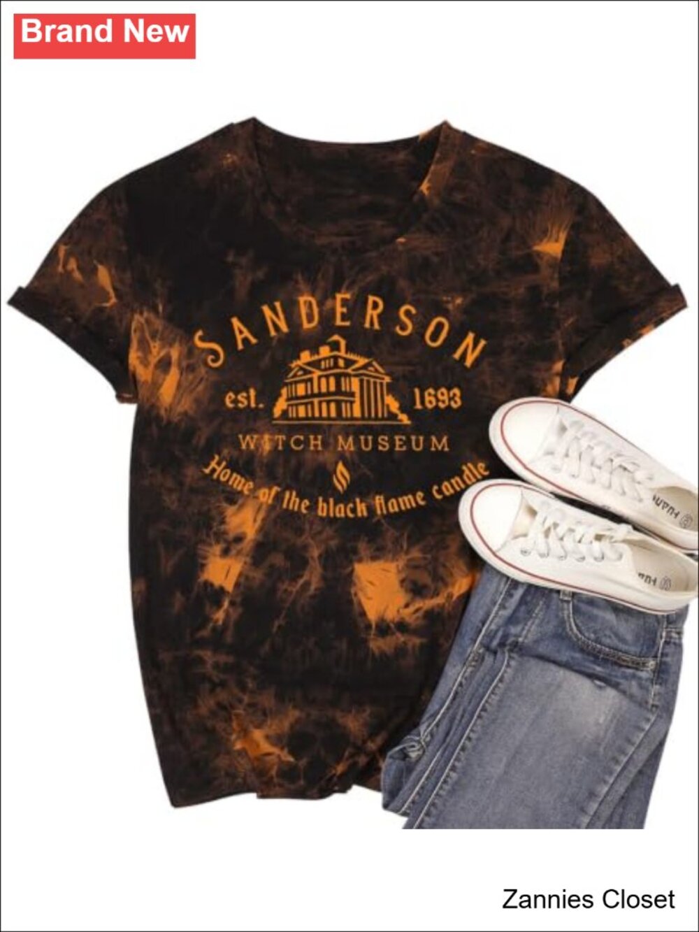 👻 Hocus Pocus Sanderson Sisters Graphic Tee Halloween Women's T-Shirt